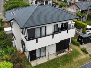 神栖市のお隣鹿嶋市で屋根・外壁塗装工事完成です！